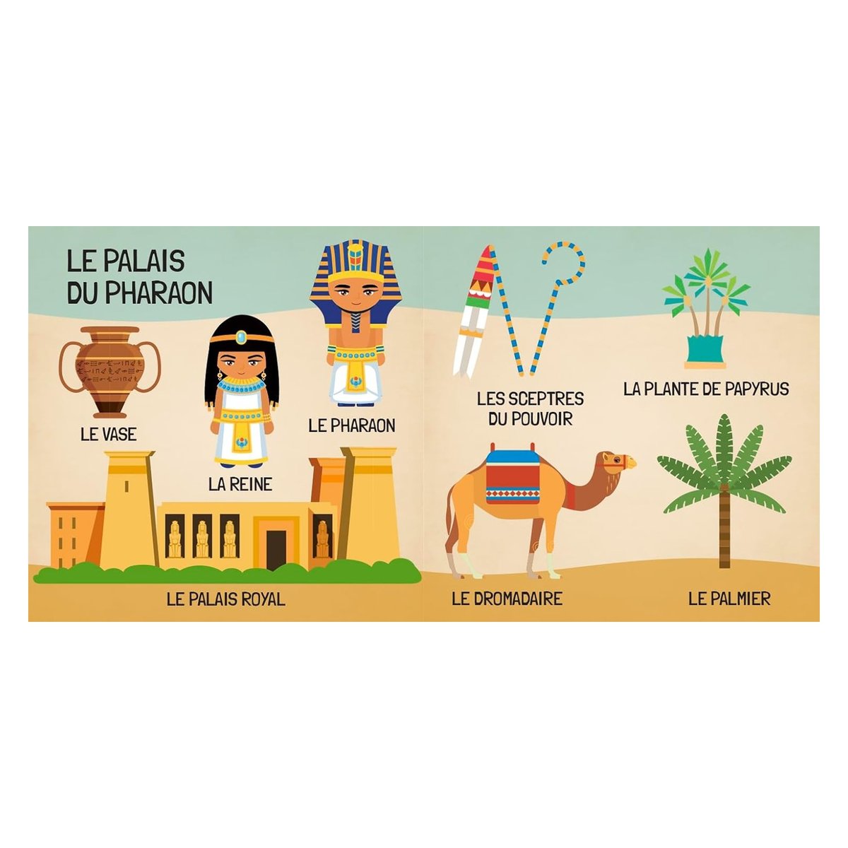 Livre et puzzle L'Egypte marron, SASSI JUNIOR