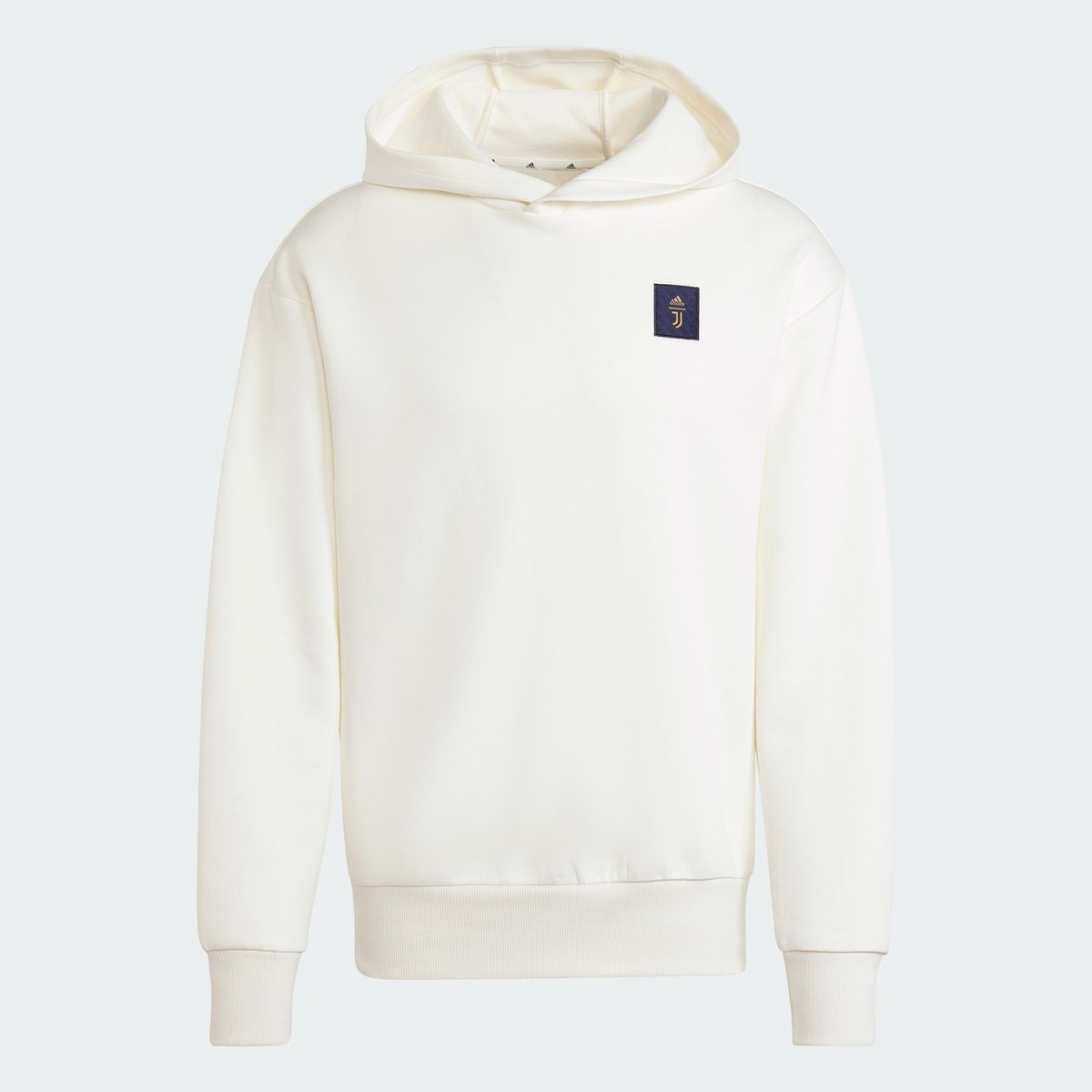 Sweat-shirt à capuche en maille double Juventus Seasonal off white, adidas Performance