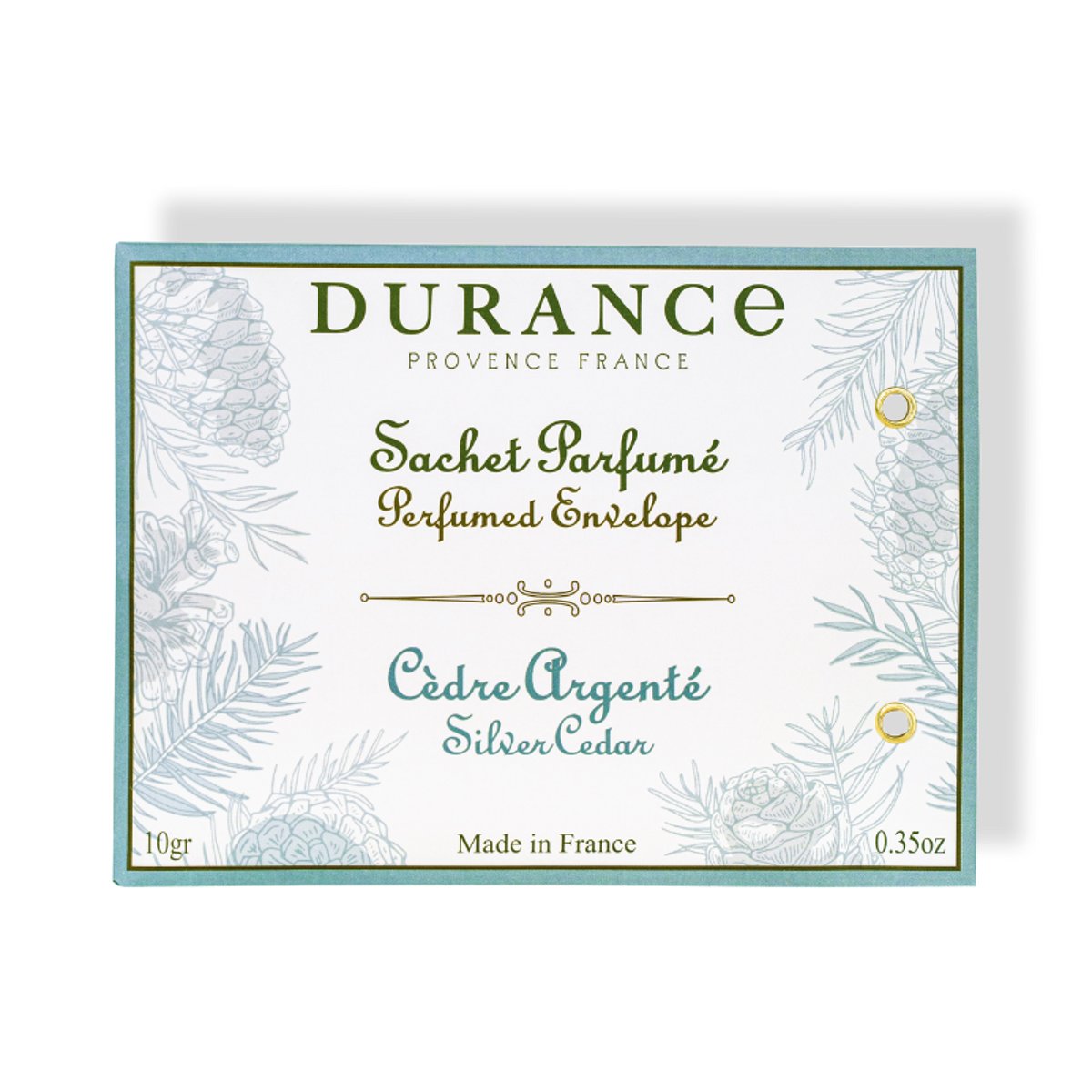 Sachet parfumé CÈDRE couleur unique, DURANCE