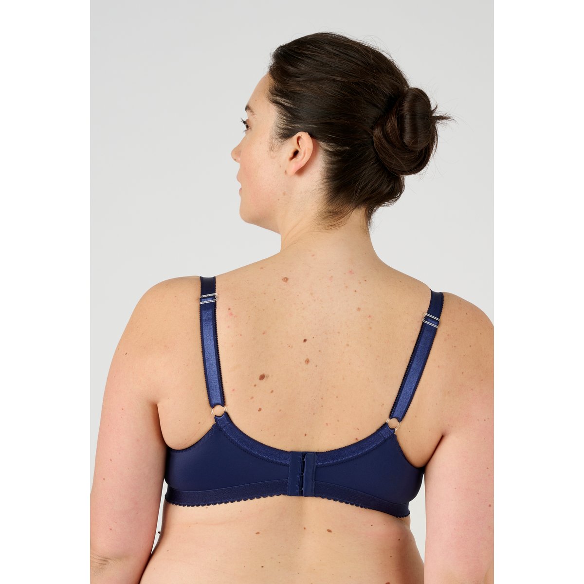 Soutien-gorge sans armatures, grand maintien bleu marine, DAMART