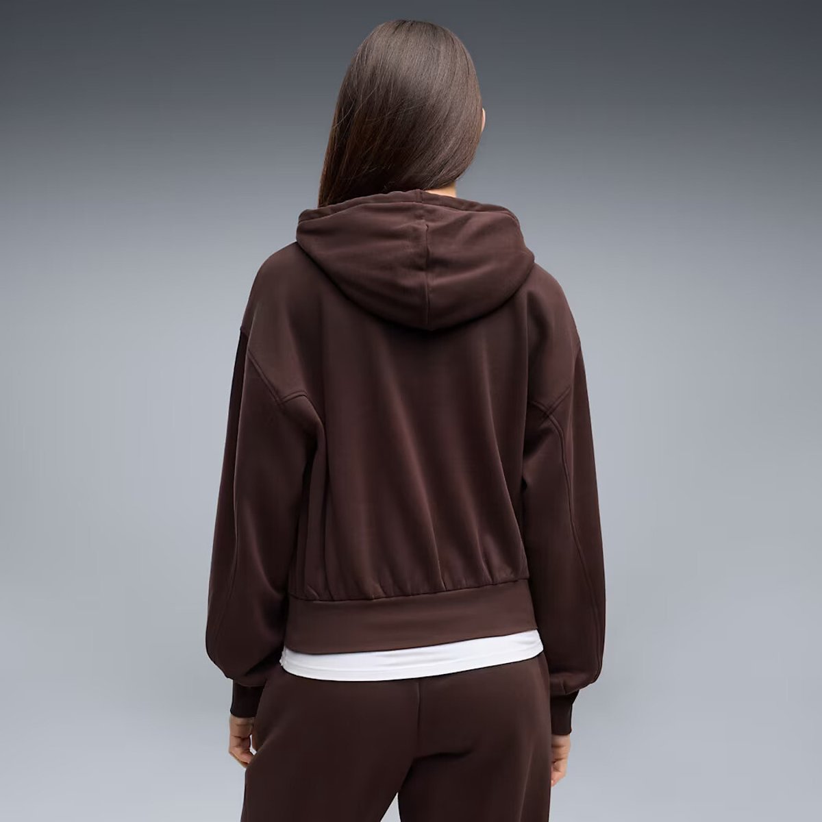 Sweat com capuz, HER castanho-chocolate, PUMA