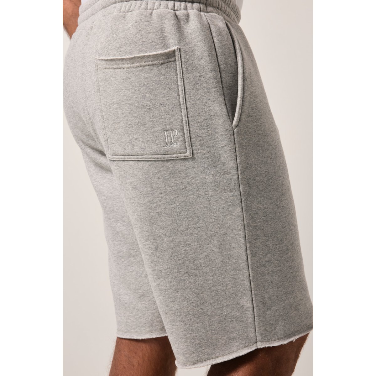 Bermuda en molleton, coupe Relaxed Fit gris chiné, JP1880