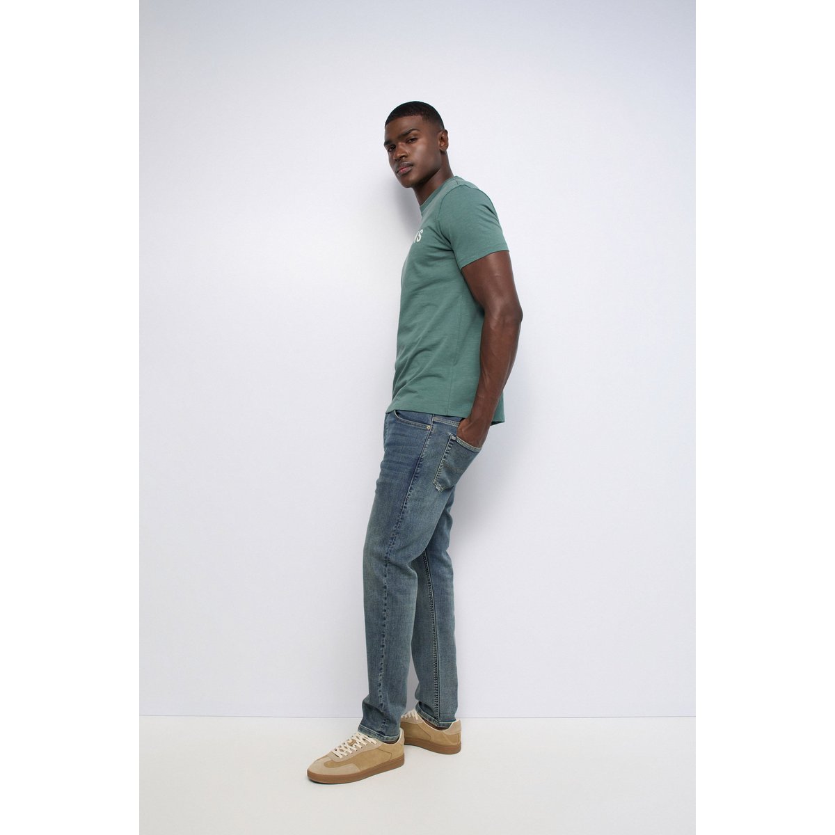 T-SHIRT AVEC BRANDING rouge, SALSA JEANS