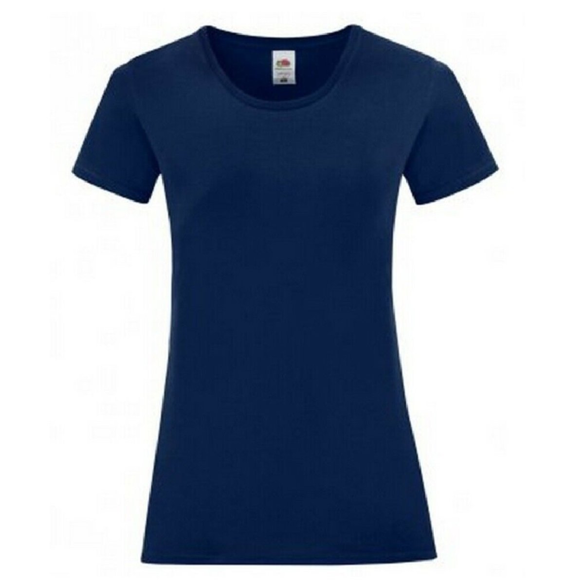 T-shirt manches courtes ICONIC bleu marine, FRUIT OF THE LOOM