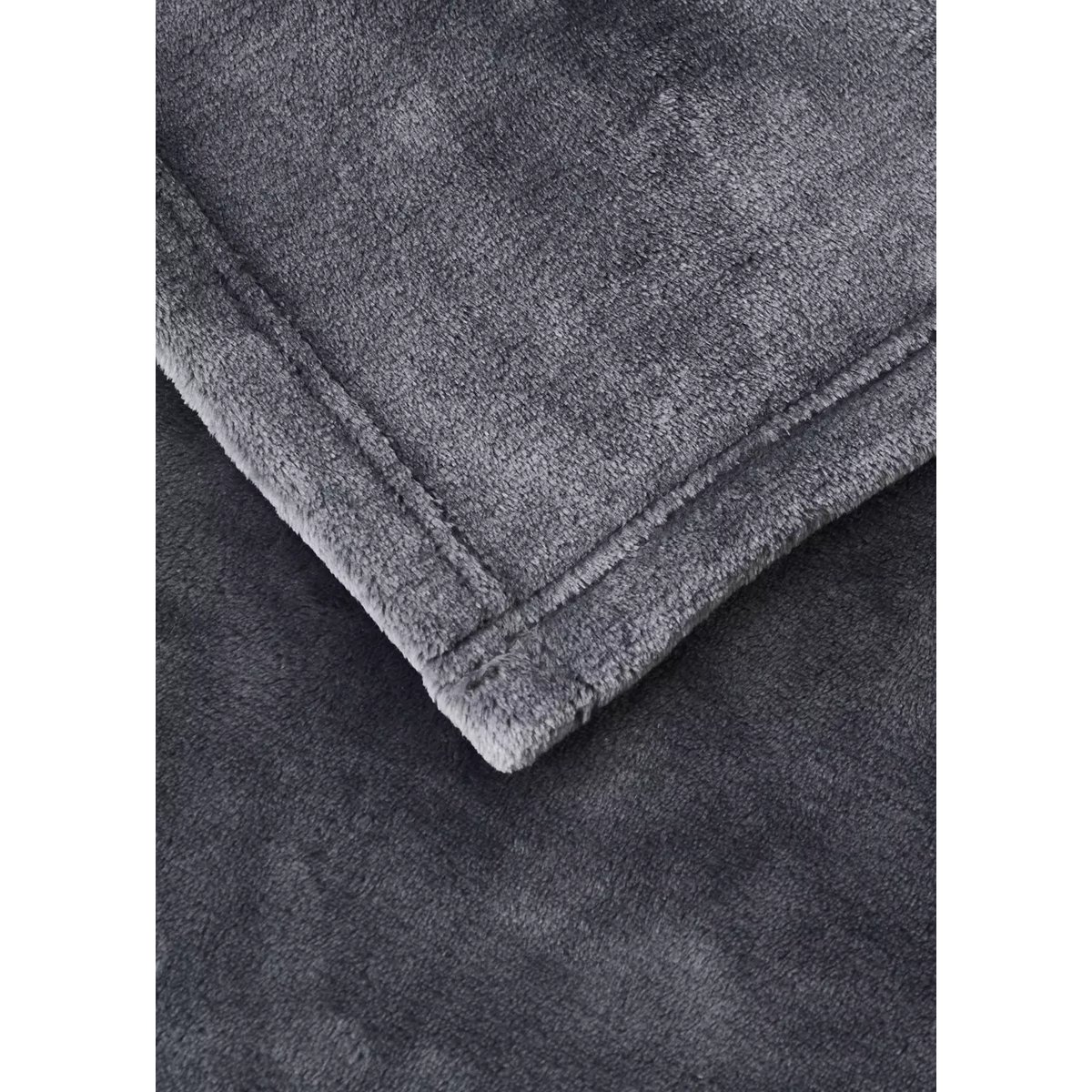 Couverture enfant douce gris anthracite, MANGO HOME