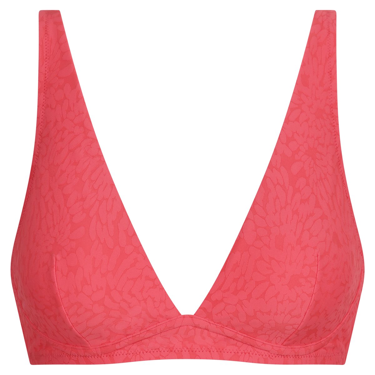 Haut de maillot de bain triangle sans armatures Festival rose fushia, DIM
