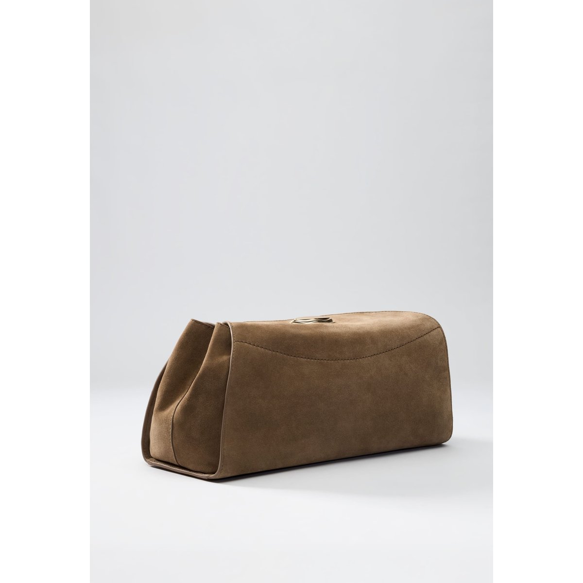 Sac Bandoulière En Daim Leonie crème, GUESS
