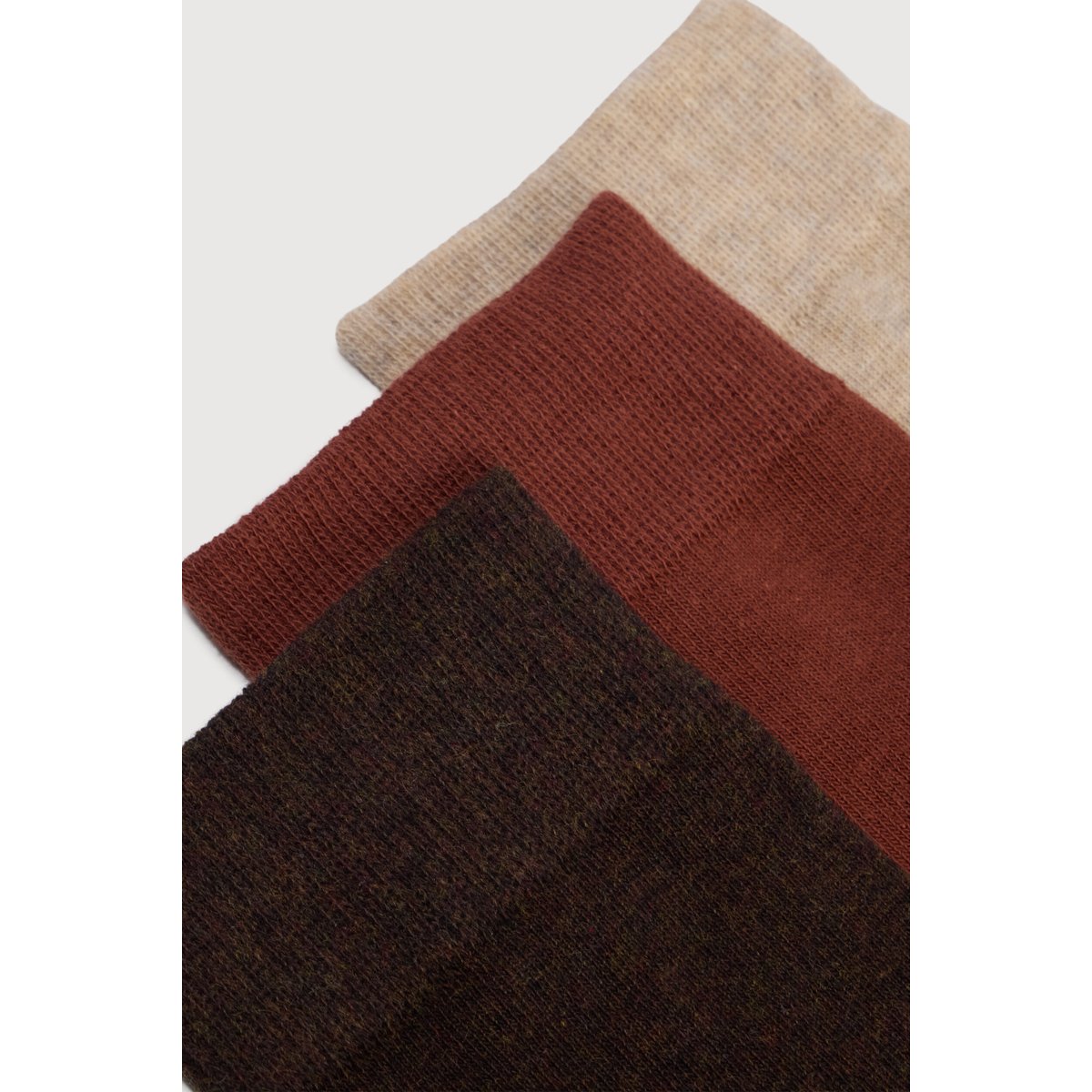 Lot de 3 paires de chaussettes hautes noir, BONOBO