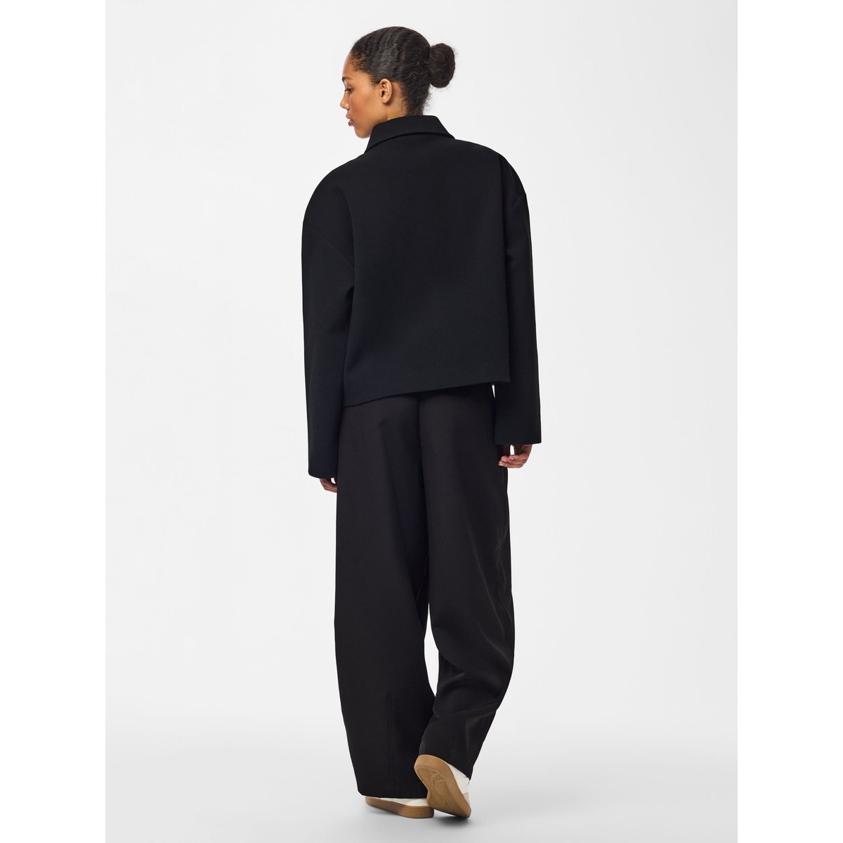 Manteau noir - black1, PIECES
