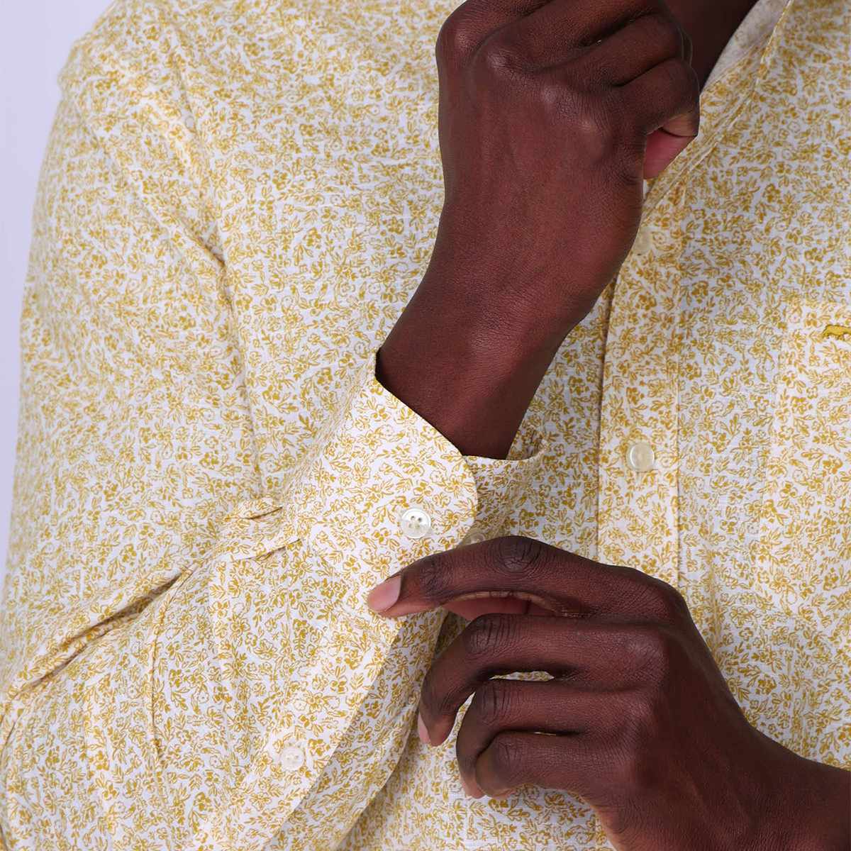 Chemise Garold ochre, MISE AU GREEN