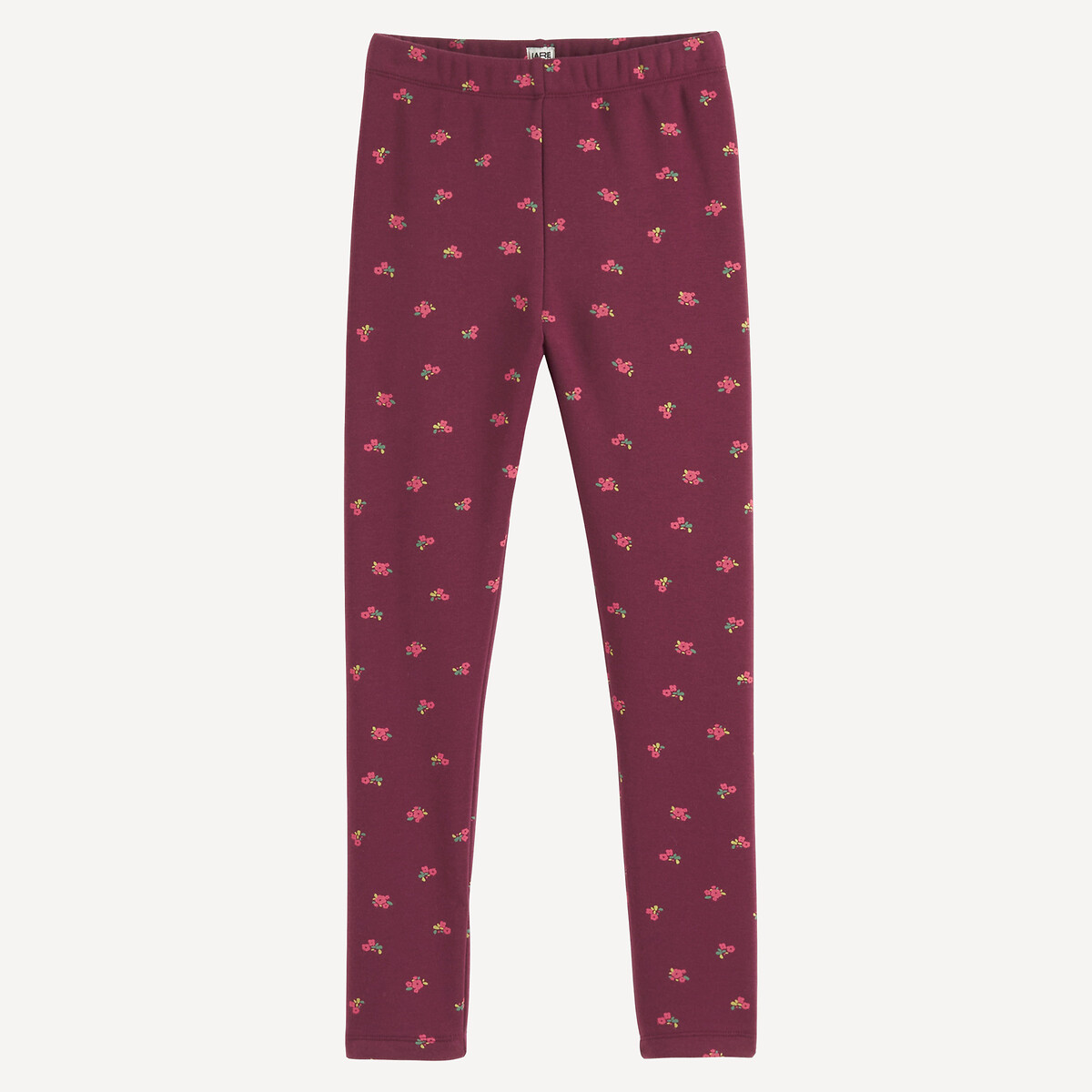 Warme legging met bloemenprint, molton bloemenprint, LA REDOUTE COLLECTIONS