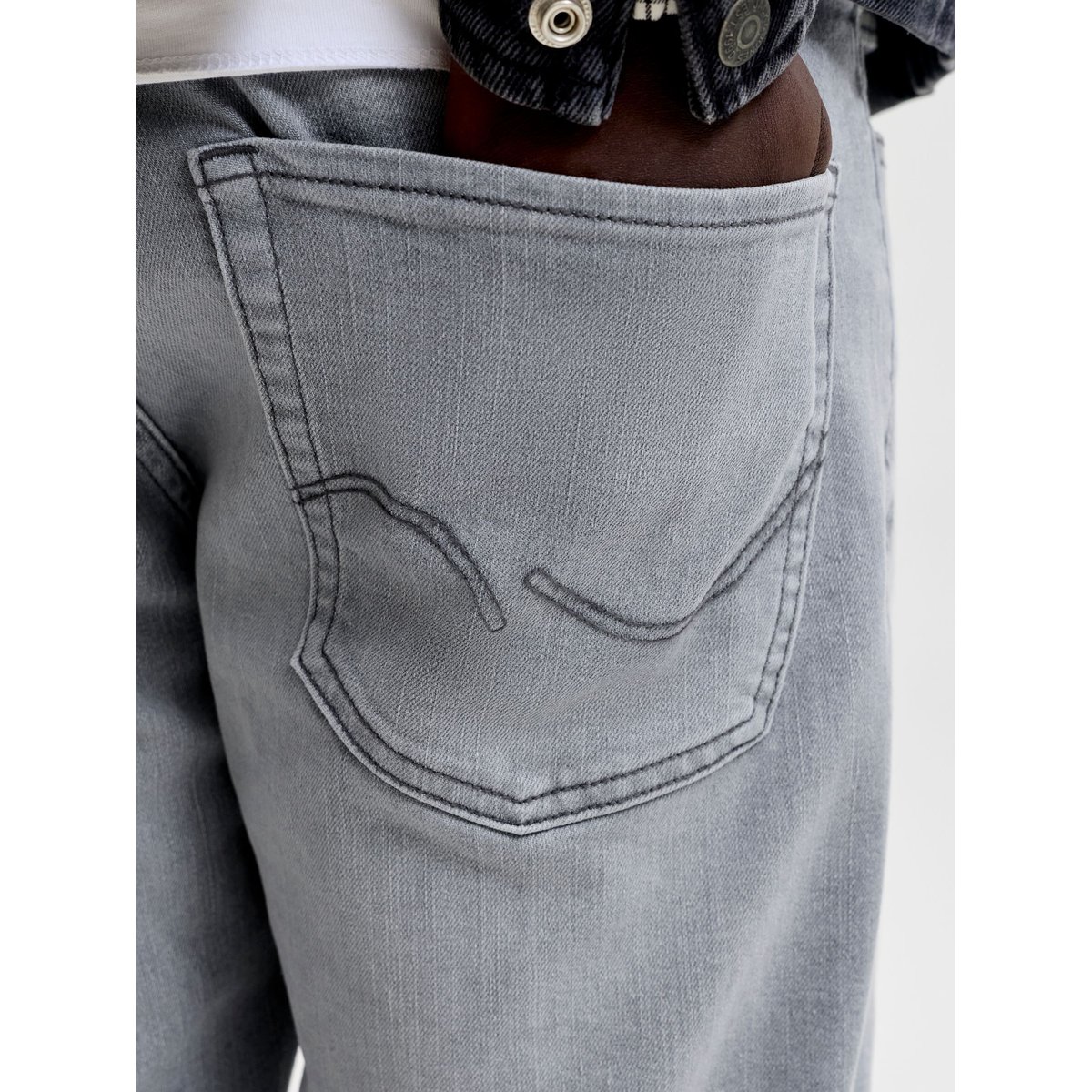 Jean Coupe Tapered grey denim, JACK & JONES