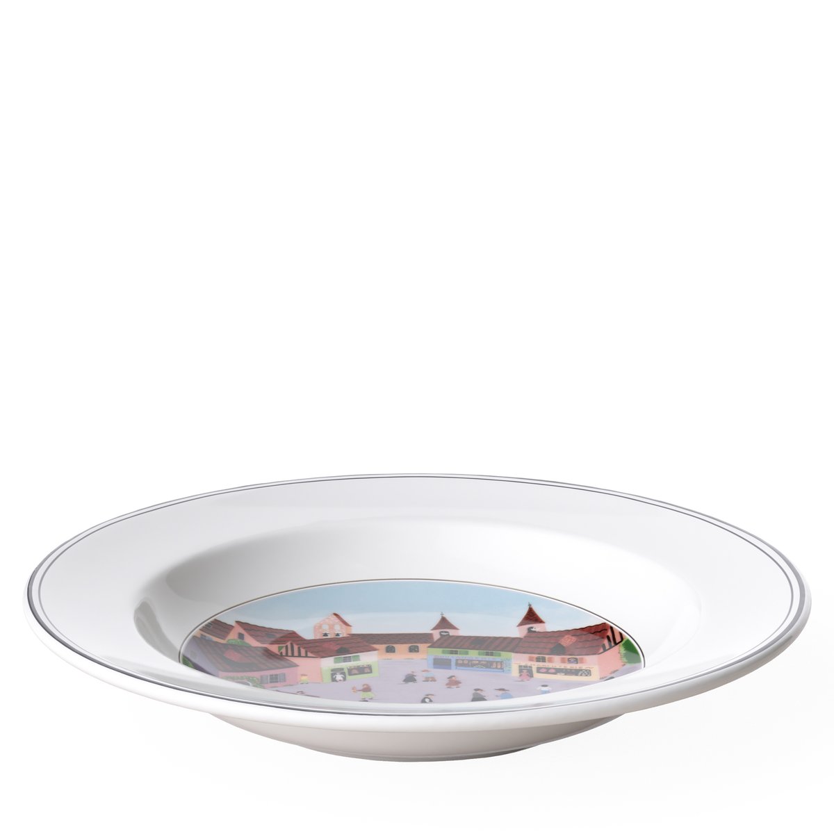 Assiette Creuse,Village DESIGN NAIF multicolore, VILLEROY & BOCH
