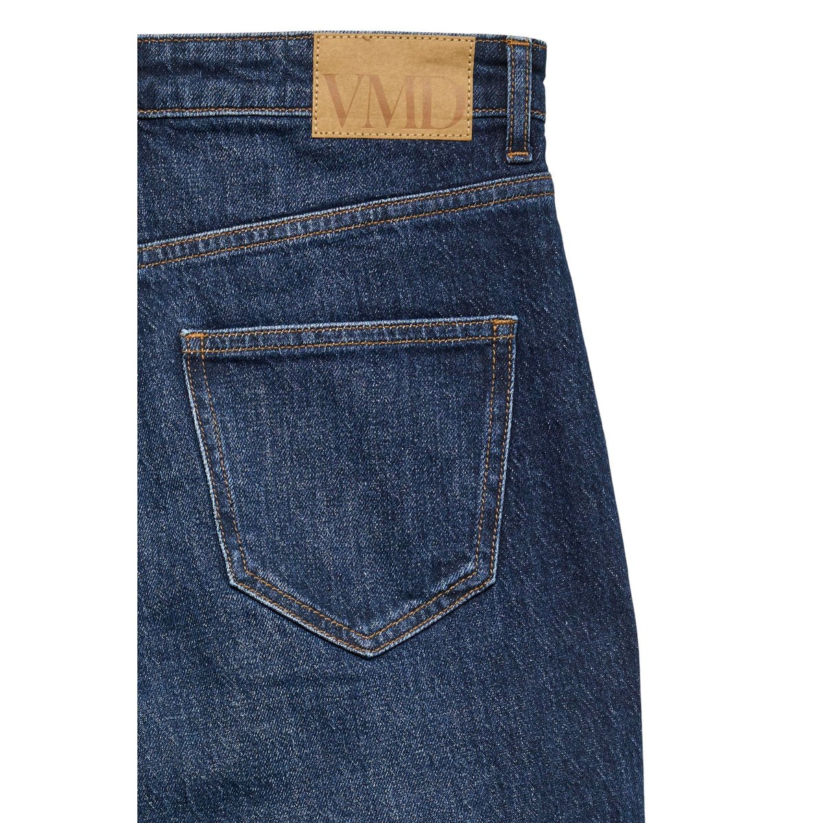 Jean À Coupe Large dark blue denim, VERO MODA