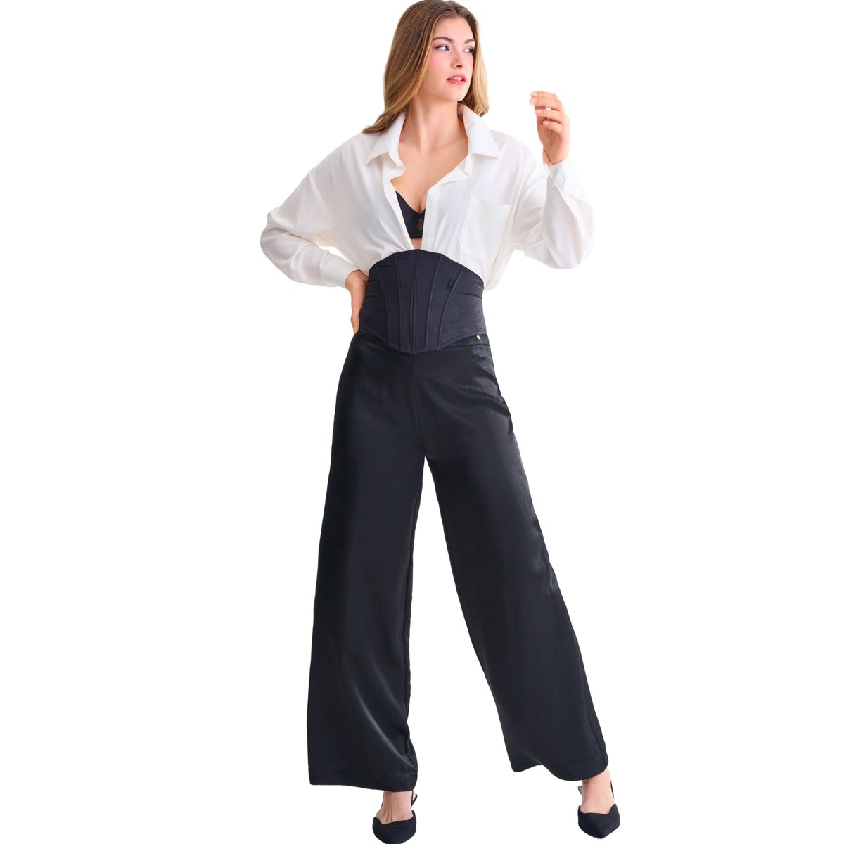Serre-taille SHINY SECRET noir, LISCA