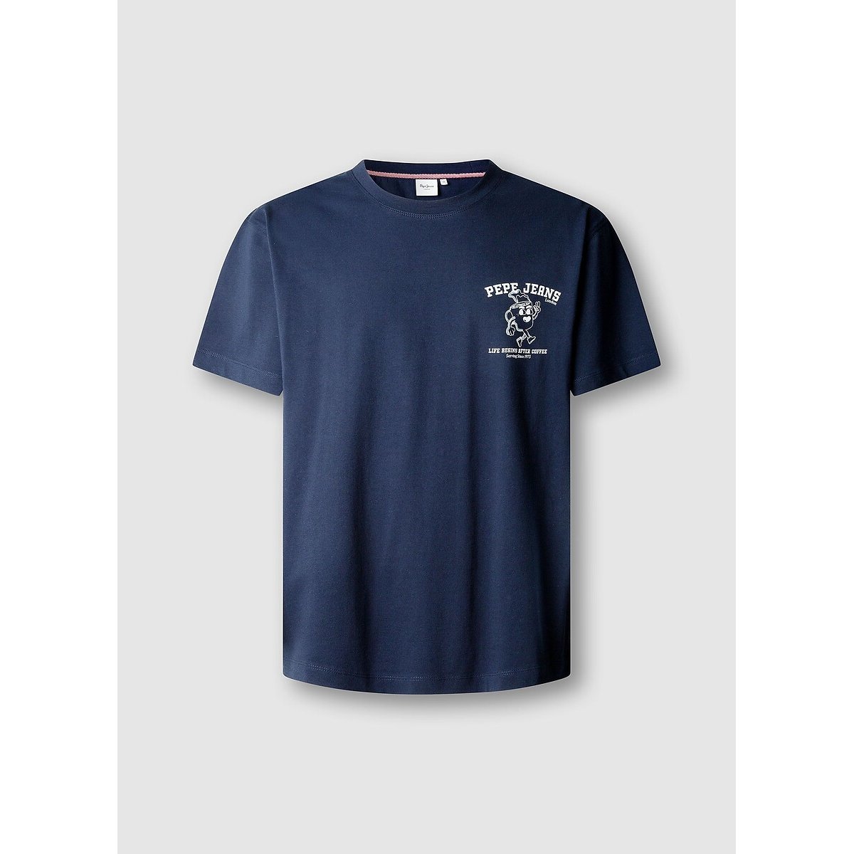 T-Shirt mit kurzen Ärmeln, COFFET marine, PEPE JEANS
