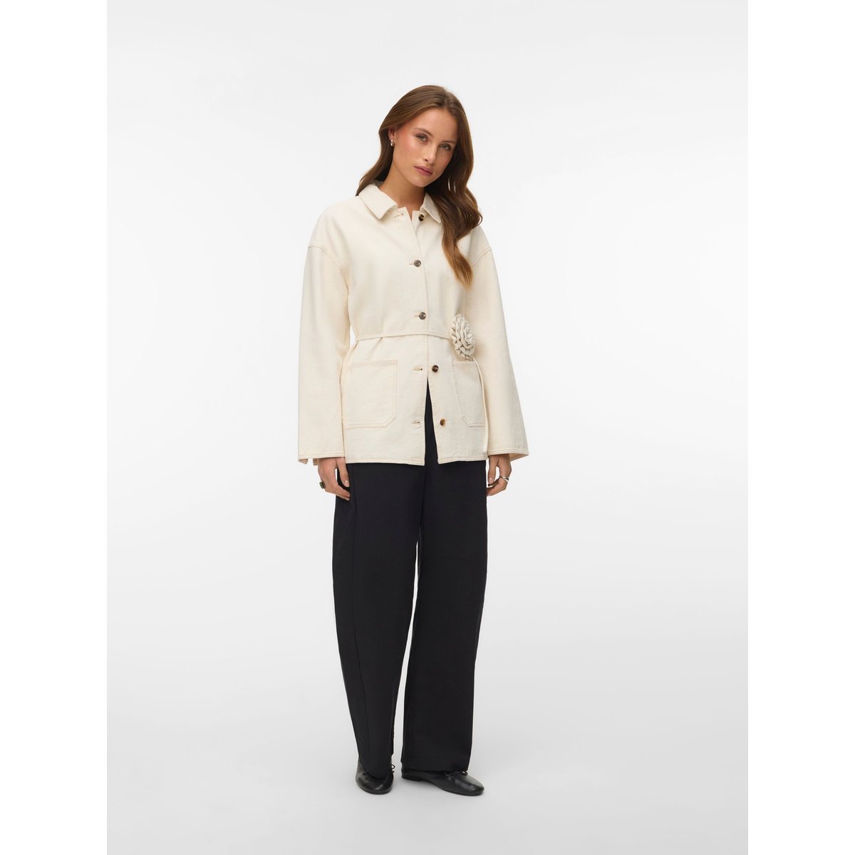 Veste En Jean ecru, VERO MODA