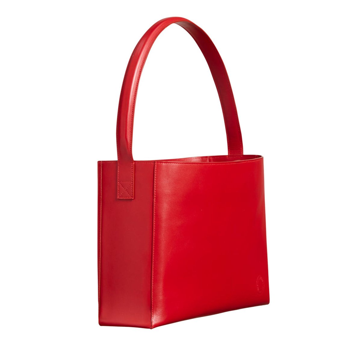Sac cabas cuir Léonore grand format rouge, INES DE LA FRESSANGE PARIS