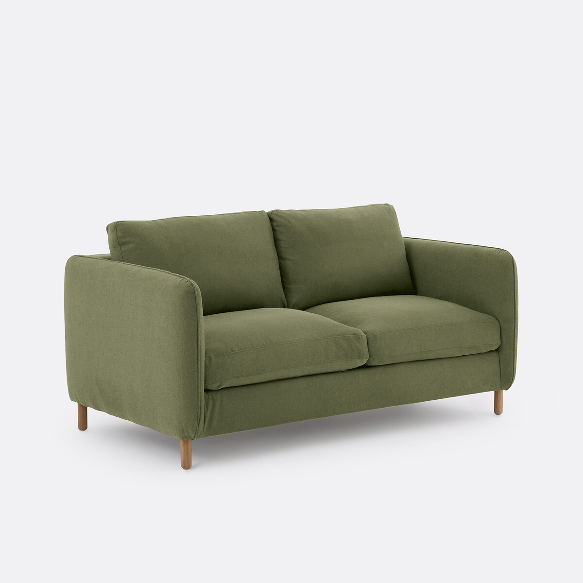 Canapé convertible, 2, 3 ou 4 places en polyester, LOMEO kaki, LA REDOUTE INTERIEURS