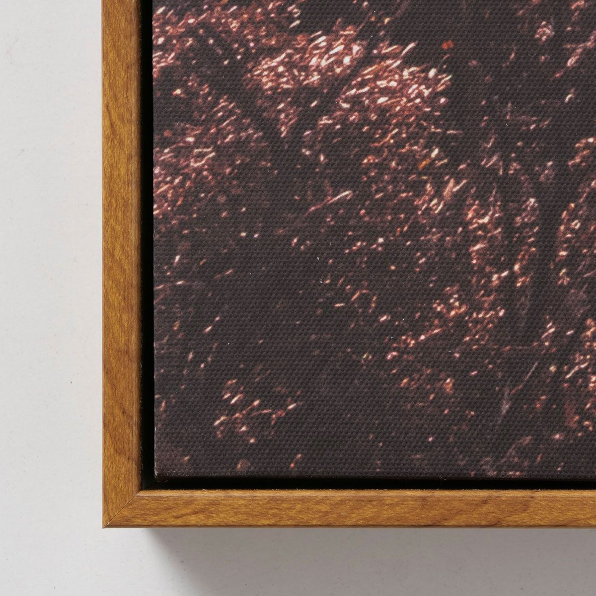 Tableau décoratif bois et toile montagne 50cm bois, WADIGA