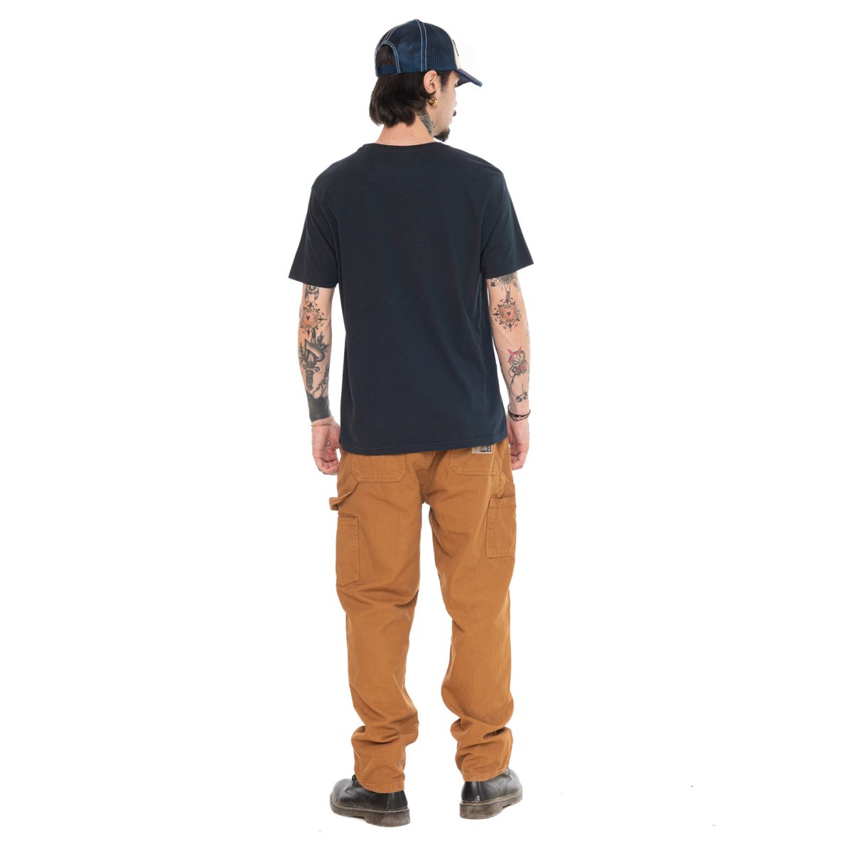 Tee shirt coton HIGH bleu marine/jaune/rouge, VON DUTCH