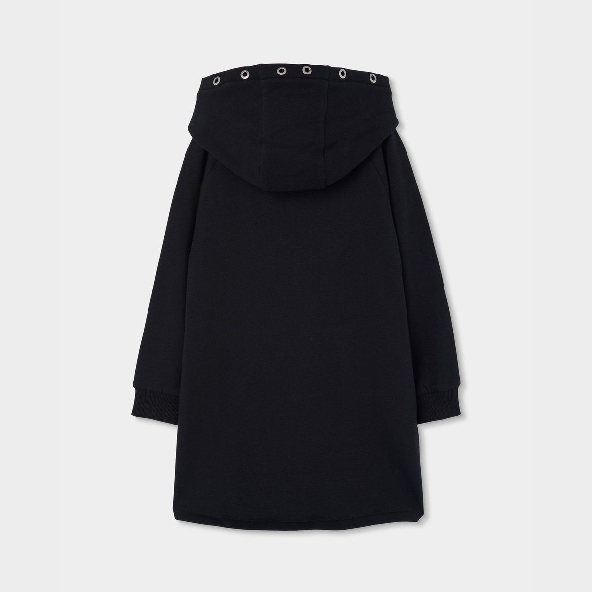 Robe en molleton avec étoile et capuche noir, BOBOLI
