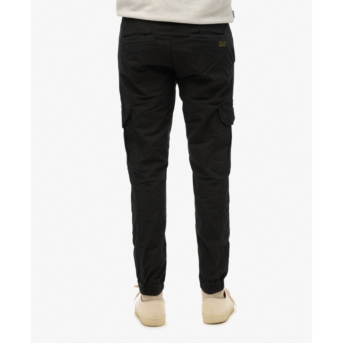 Pantalon slim cargo Para noir, SUPERDRY