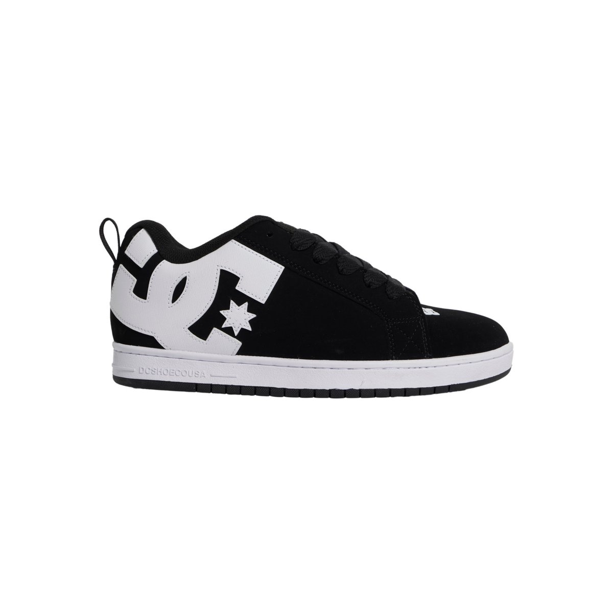 Chaussures en cuir COURT GRAFFIK. noir black, DC SHOES
