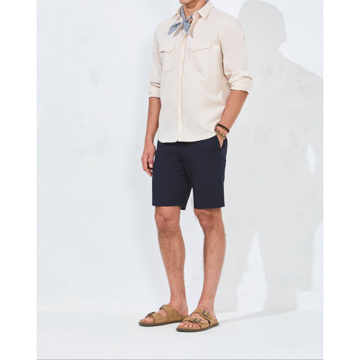 Chemise en coton MEXICO beige, CHEVIGNON