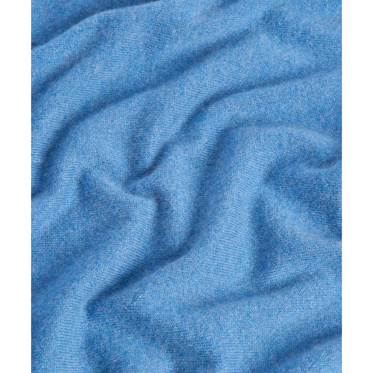 Pull col roulé en cachemire bleu, RODIER