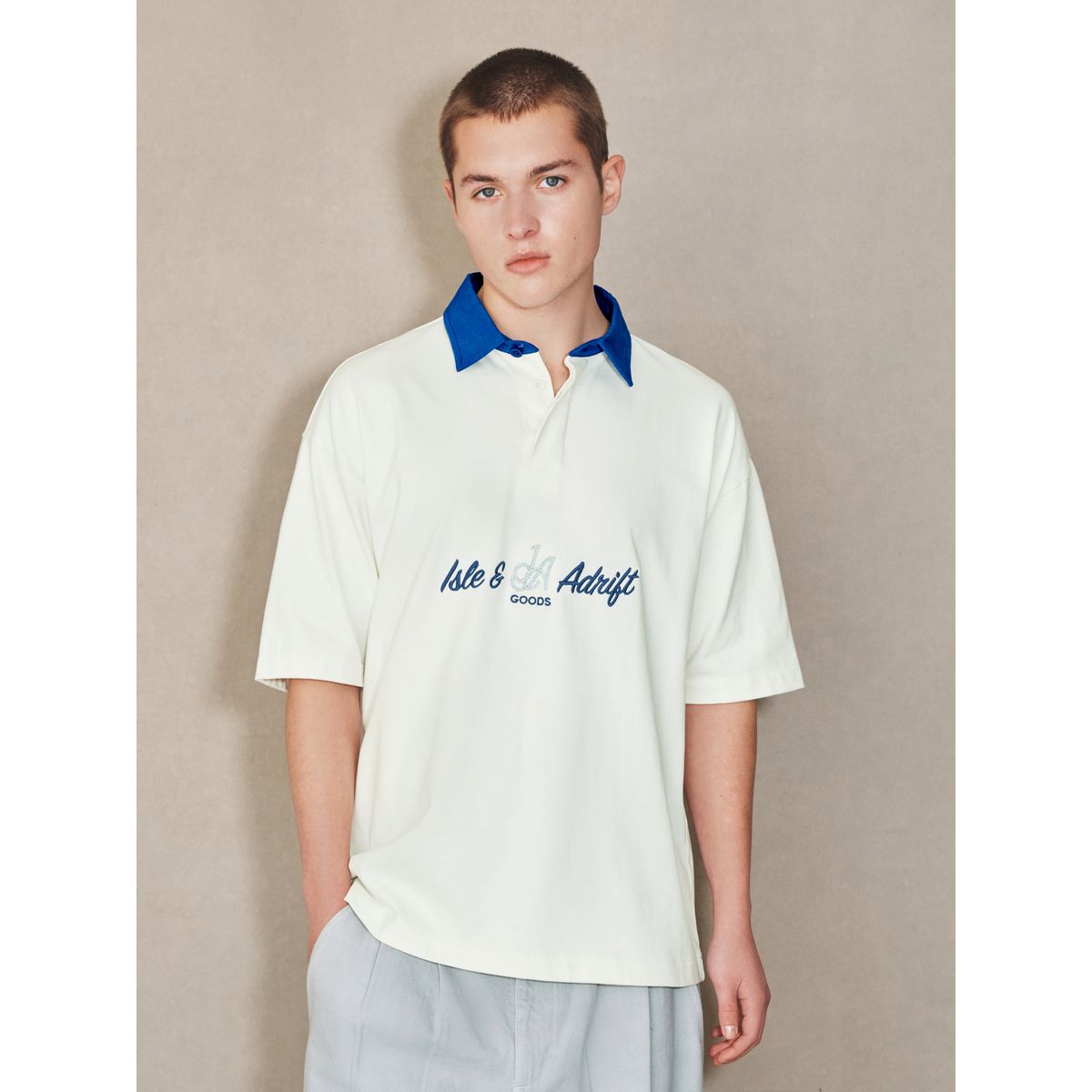 Maillot de rugby oversize edit imprimé blanc, NEXT