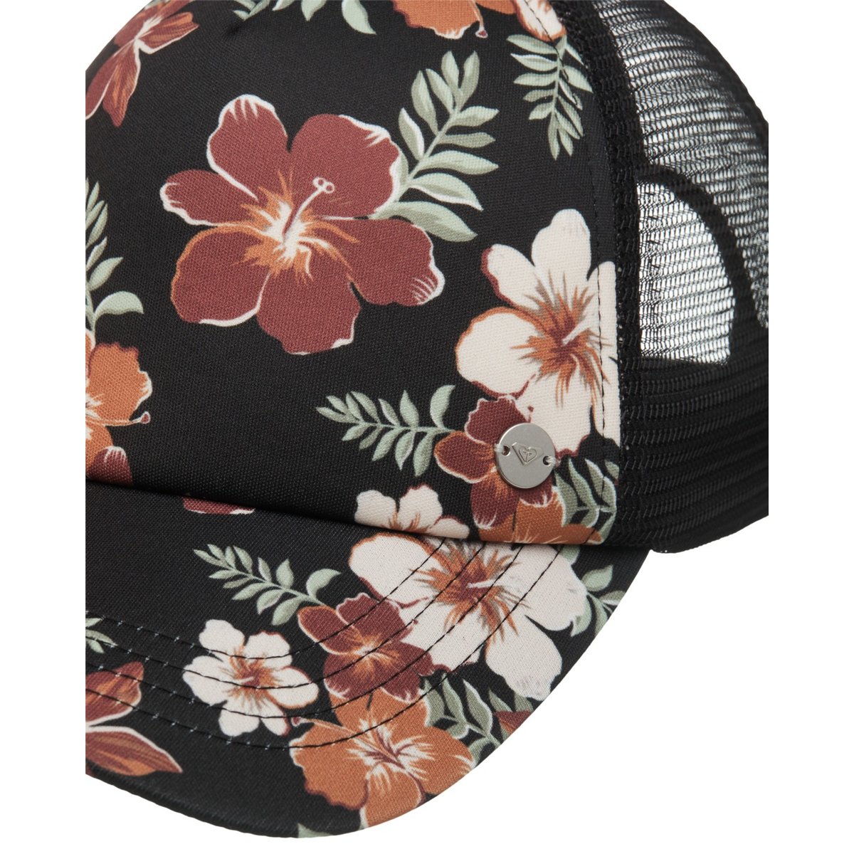Casquette trucker BEAUTIFUL MORNING. marron almond tropical feels, ROXY