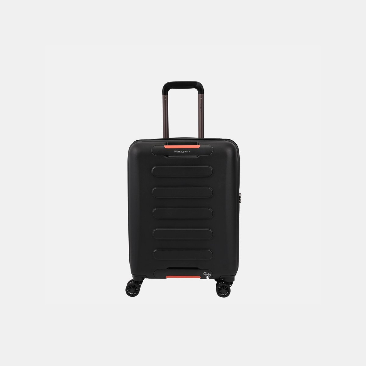 Valise cabine rigide 4 roues sécurisée black, HEDGREN