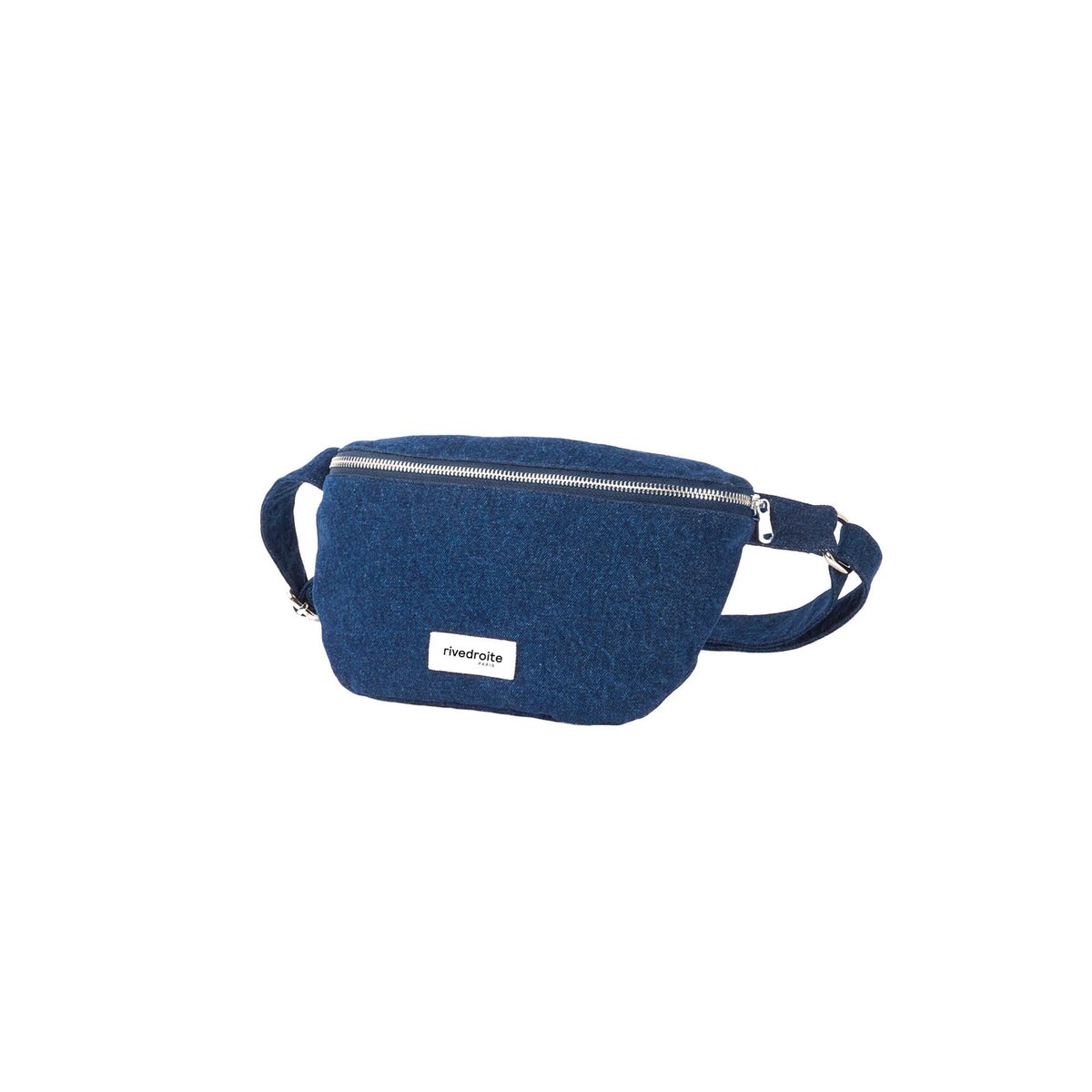 Sac banane denim zippé CUSTINE denim brut, RIVEDROITE