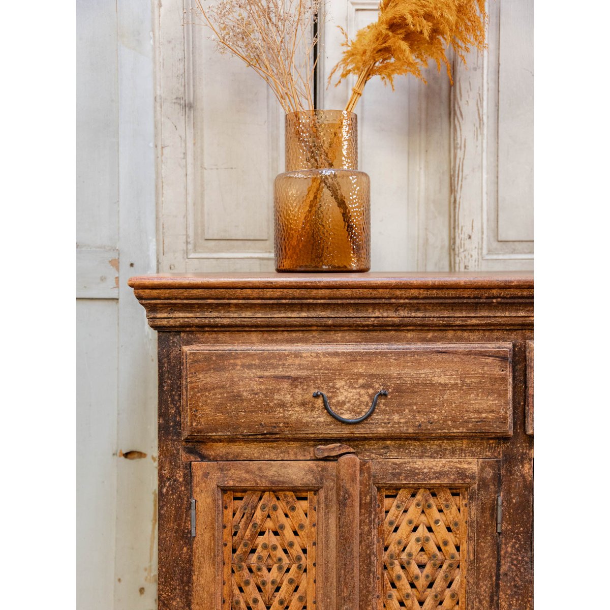 Légant buffet en bois Gilbert N°700 - Bon état bois foncé, DEBONGOUT