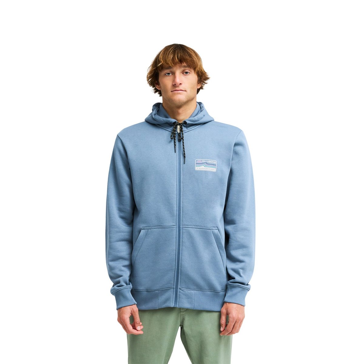 Sweat capuche zippé COMPASS bleu china blue, BILLABONG