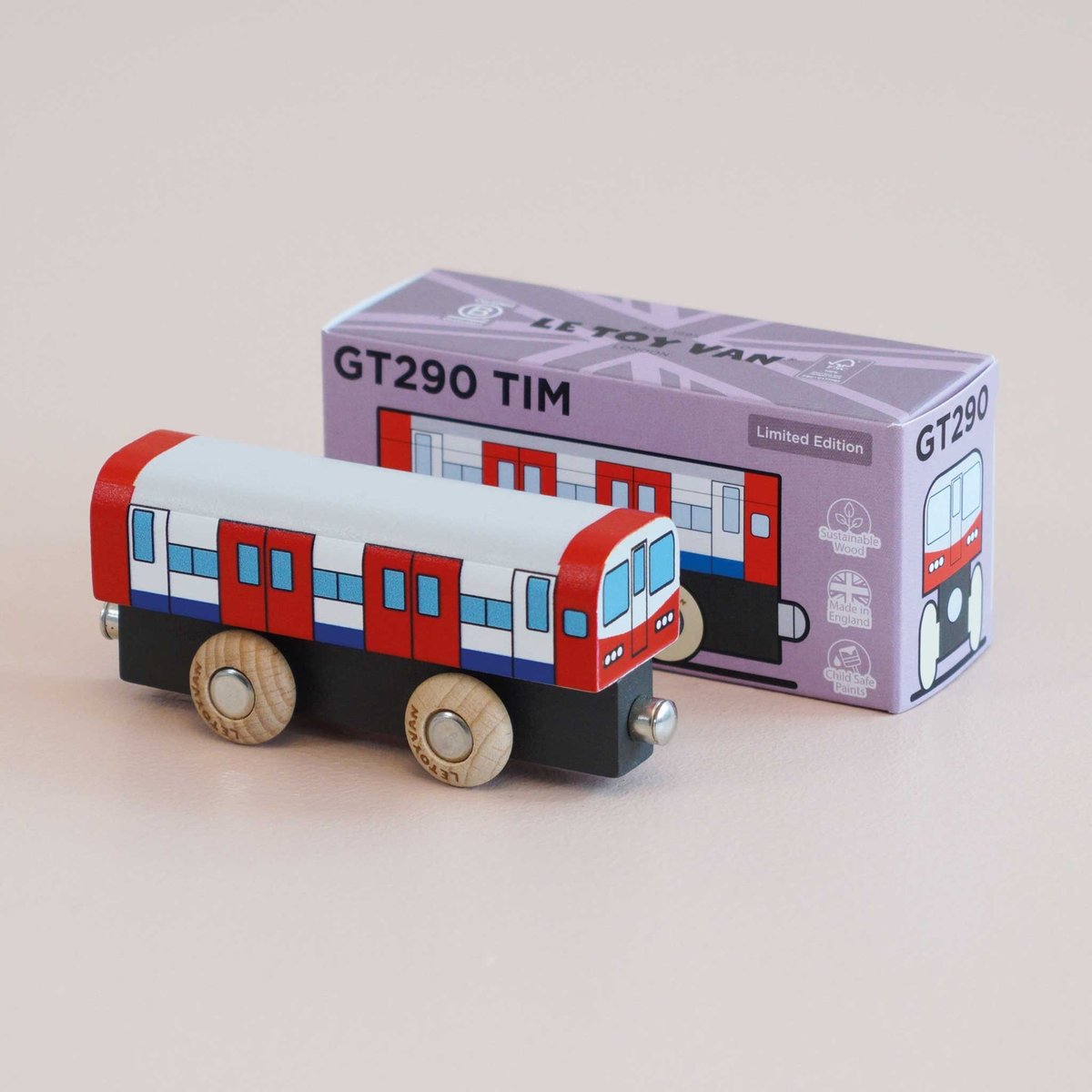 Wagon de train Tim No 48 noir, LE TOY VAN