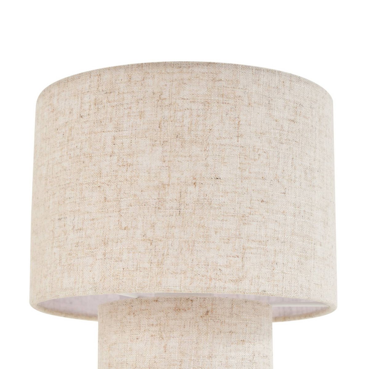Lampe à poser en textile scandinave, Elfie beige, LINDBY