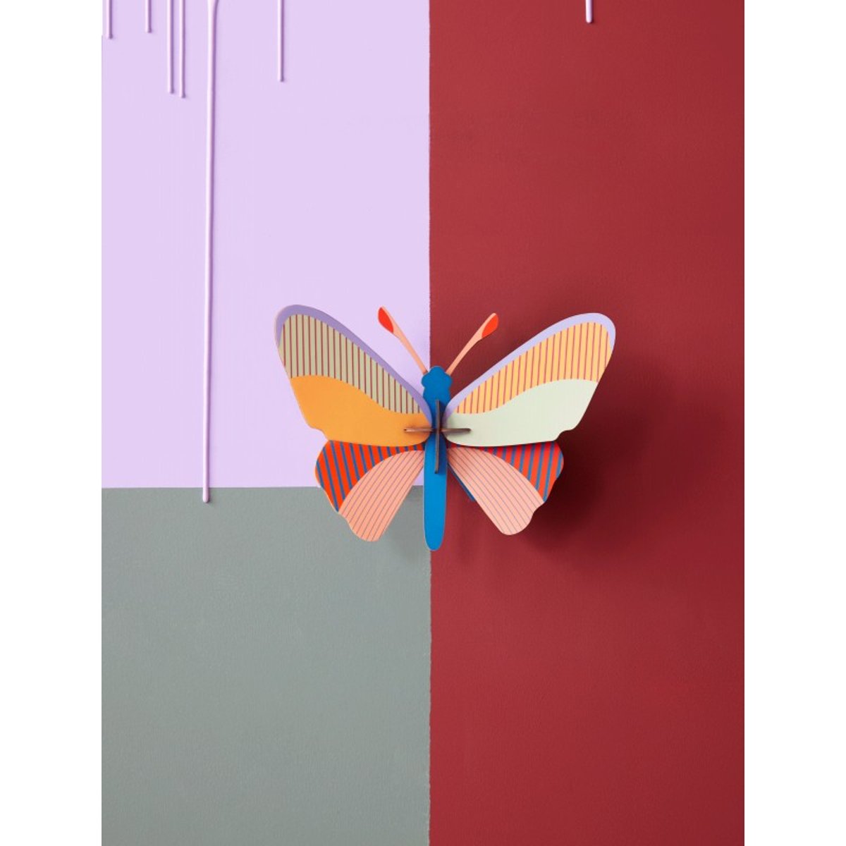 Papillon mural décoratif Cleo multicolore, STUDIO ROOF