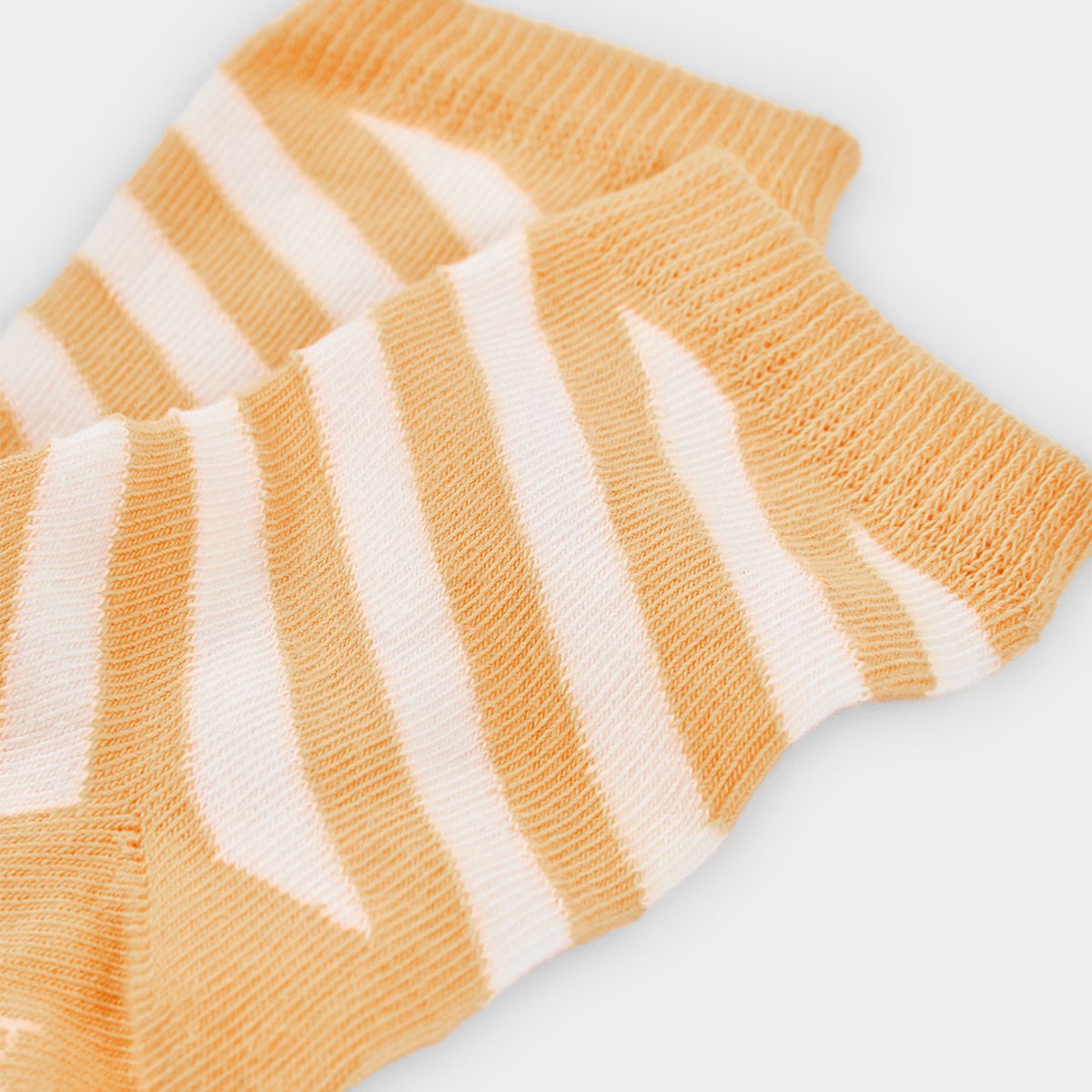 Pack de chaussettes en coton à rayures jaune, BOBOLI