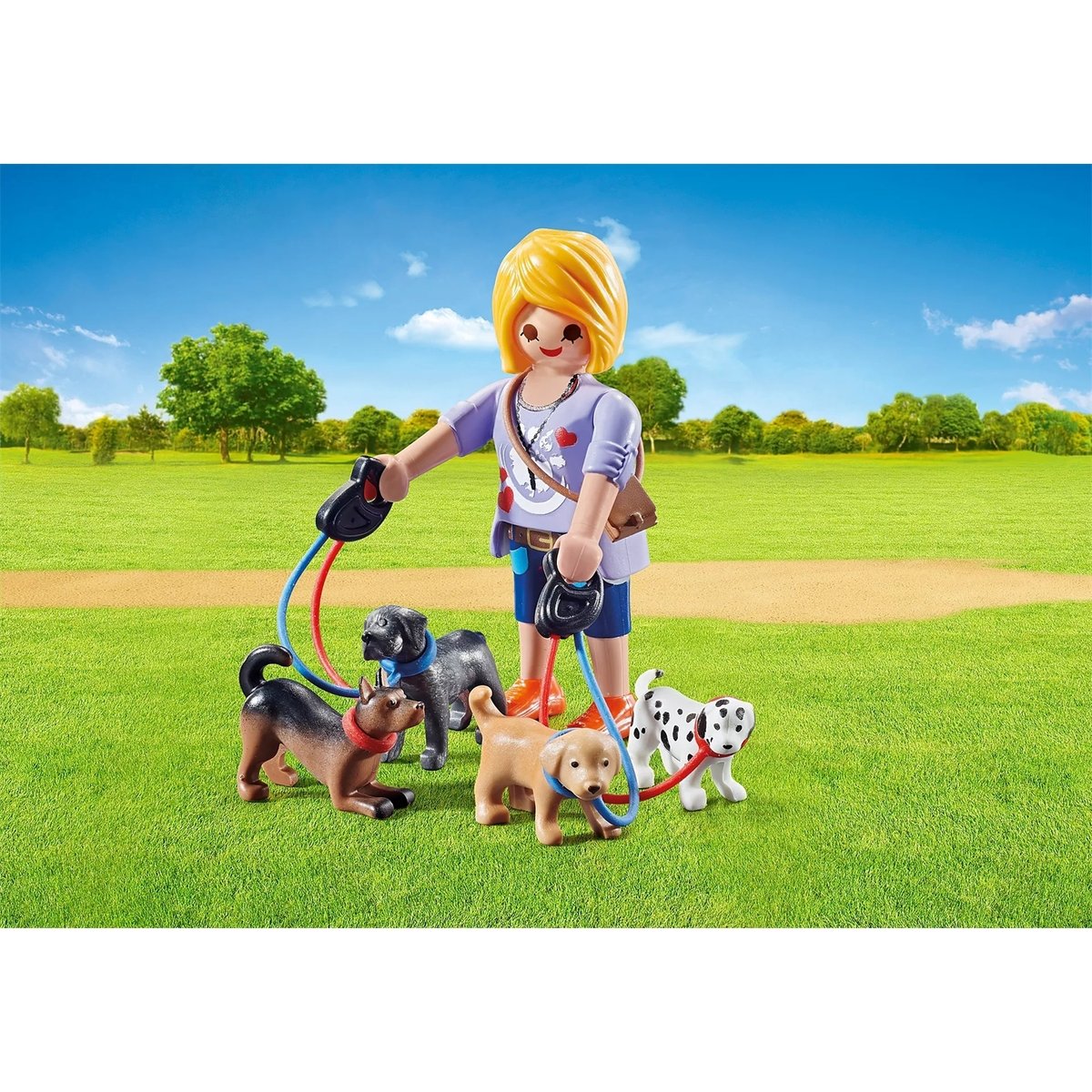 Special Plus Educatrice de chiens multicolore, PLAYMOBIL
