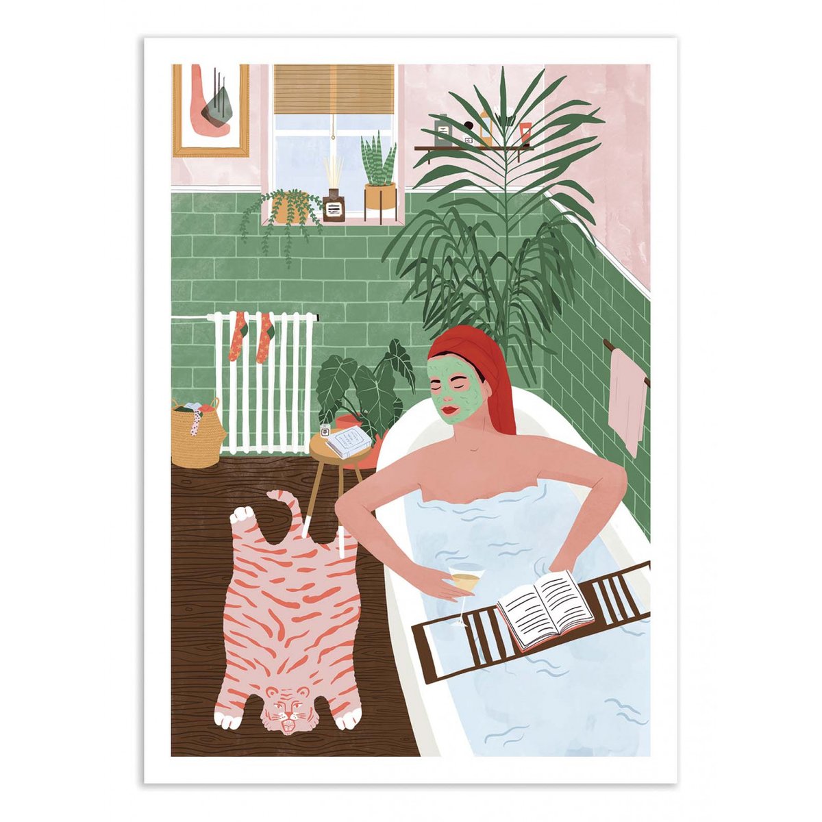 Affiche d'art - Weekend relax - Maja Tomljanic couleur unique, WALL EDITIONS