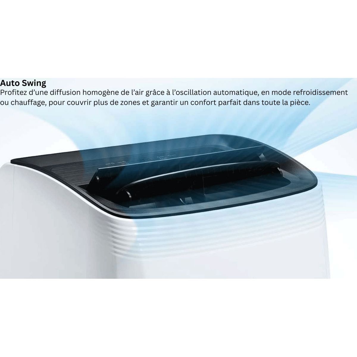 Climatiseur réversible P12P6SW2F couleur unique, TCL