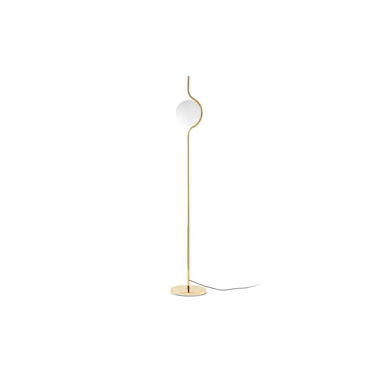 Lampadaire    LEVITA or dorée, FARO