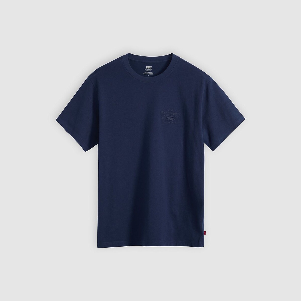 T-shirt met korte mouwen, met logo in dezelfde kleur marine   , LEVI'S