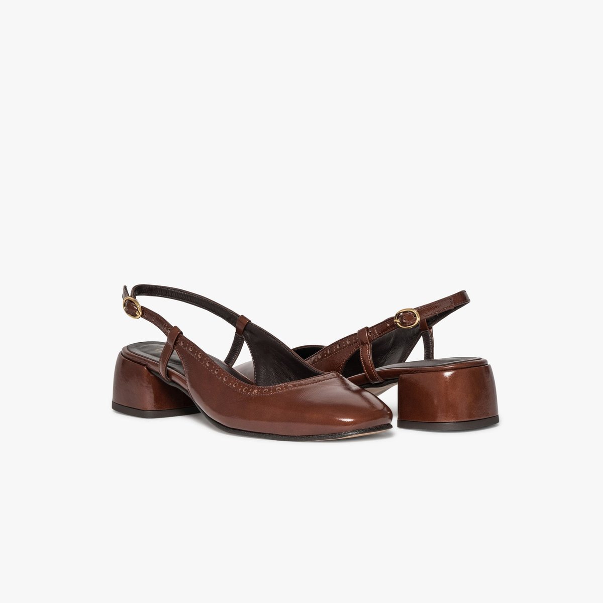 Escarpin en cuir JANE cognac, BOCAGE
