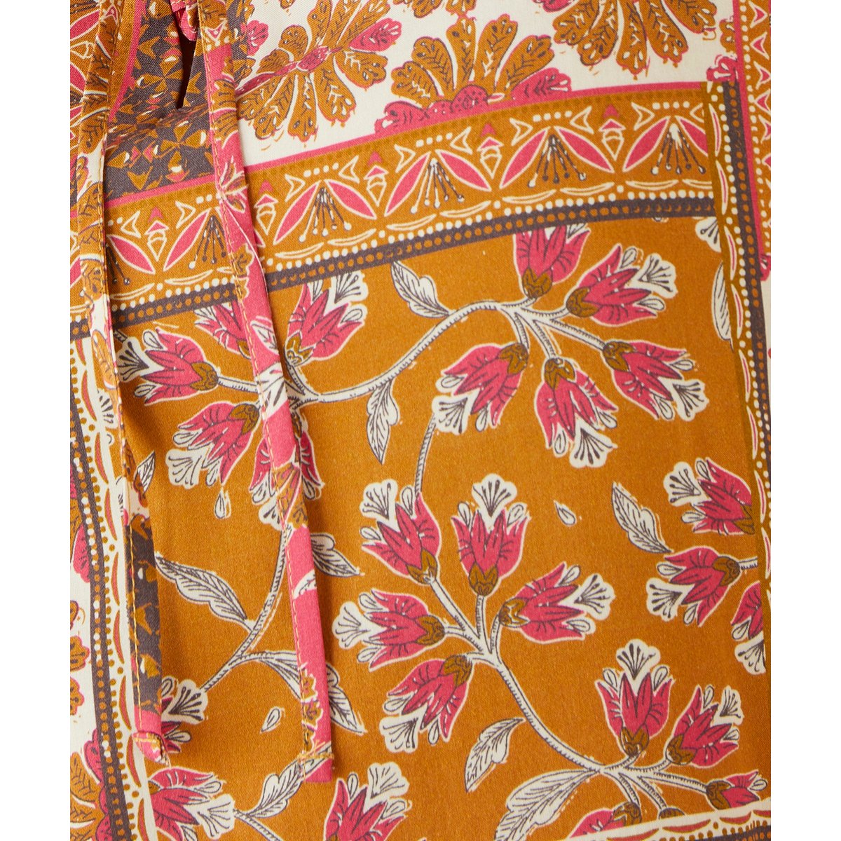 Tunique imprimé patchwork fleuri vert patchwork fleuri, DAMART