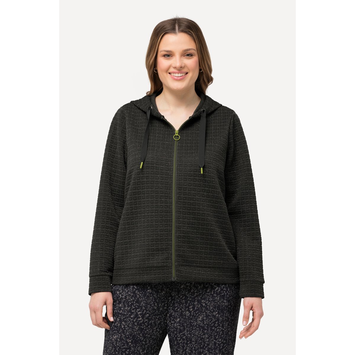 Veste à capuche et manches longues gris graphite, ULLA POPKEN