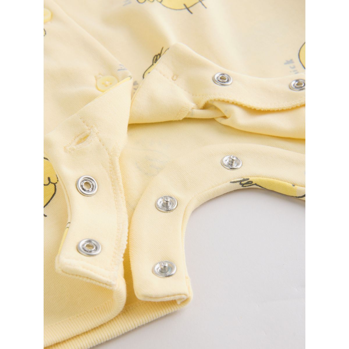 Grenouillères en jersey bébé, lot de 3 bouton jaune de pâques, NEXT