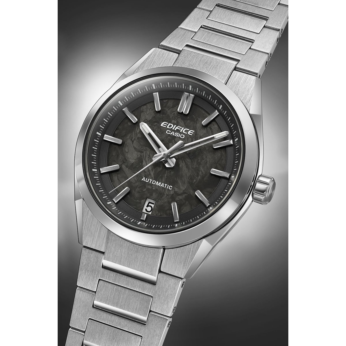 Montre Analogique  EDIFICE argenté noir argenté, CASIO